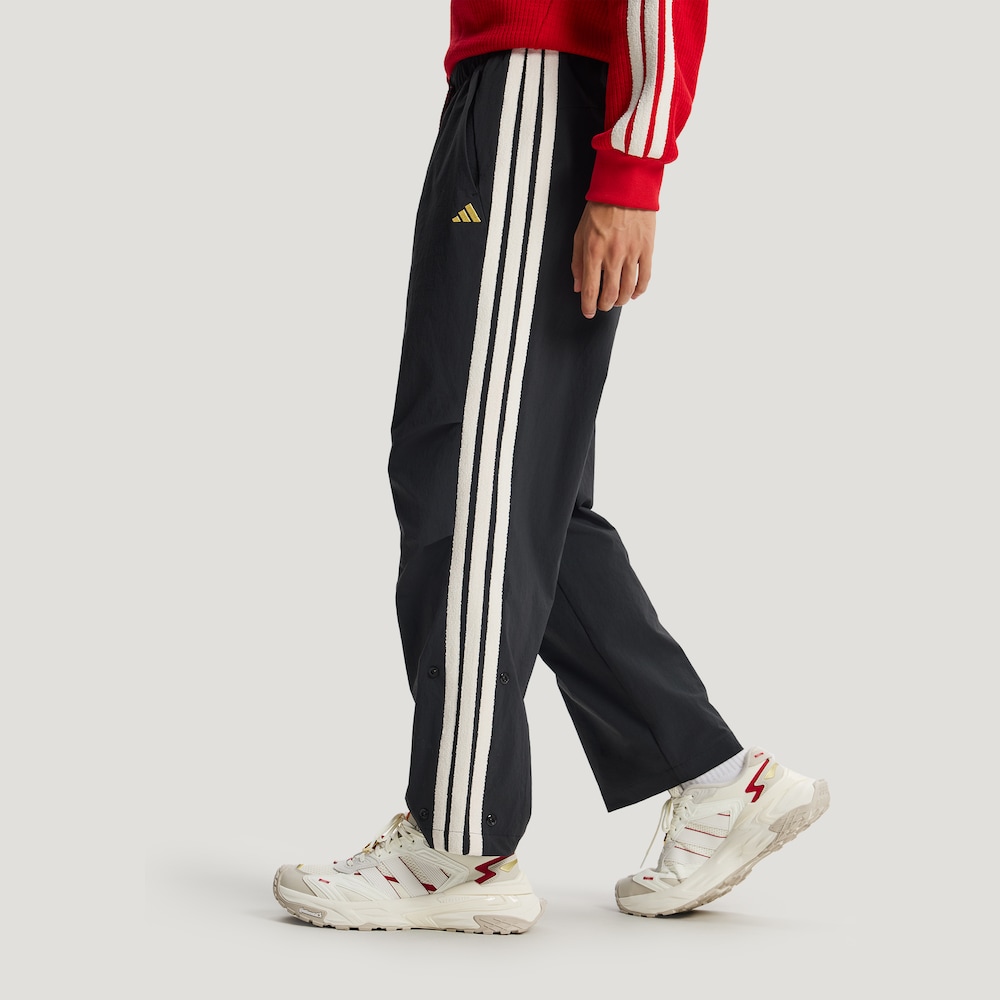 【滔搏联动】adidas/阿迪达斯拒水梭织直筒运动休闲裤KR3077