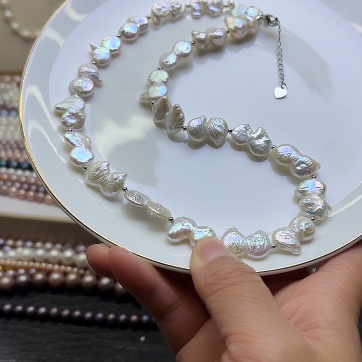 耳饰合金淡水珍珠