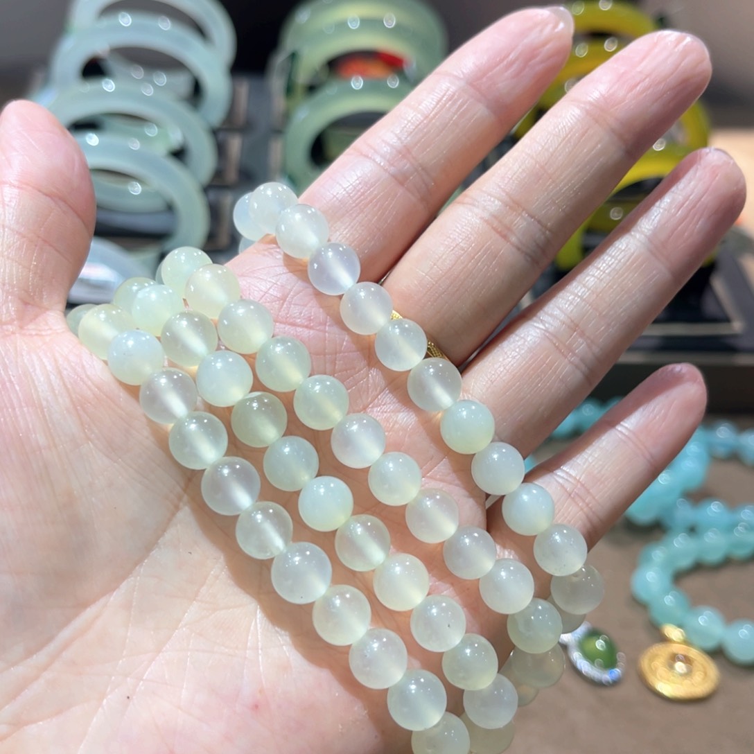 岫玉手镯未镶嵌手镯