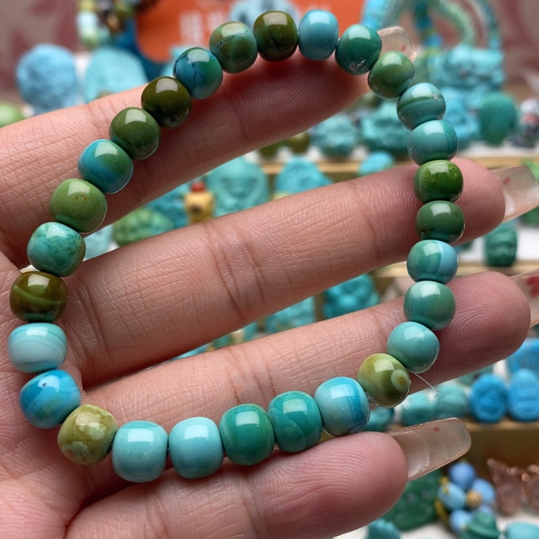 绿松石未镶嵌饰品