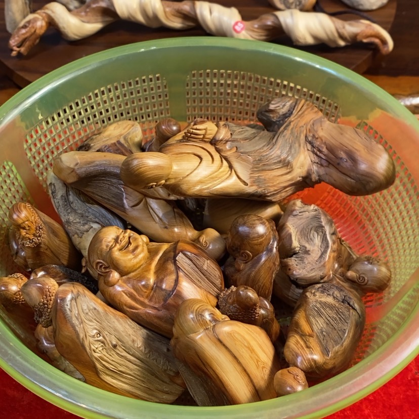 【闪购商品】柏木（崖柏）项****）工艺品和你说话我不