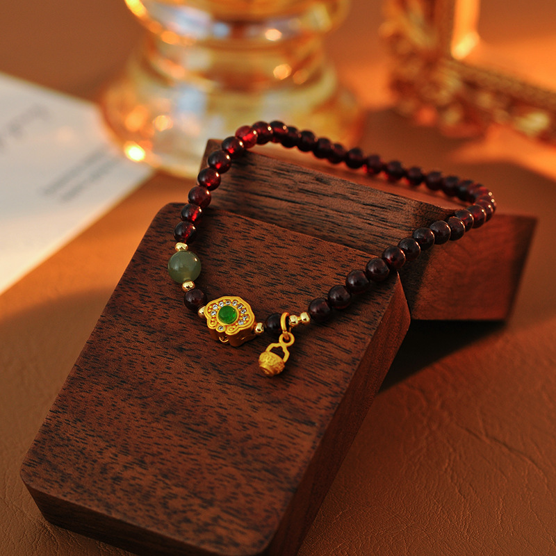 合金手链 183号十 六 石手串2025新年款新中式小众设计