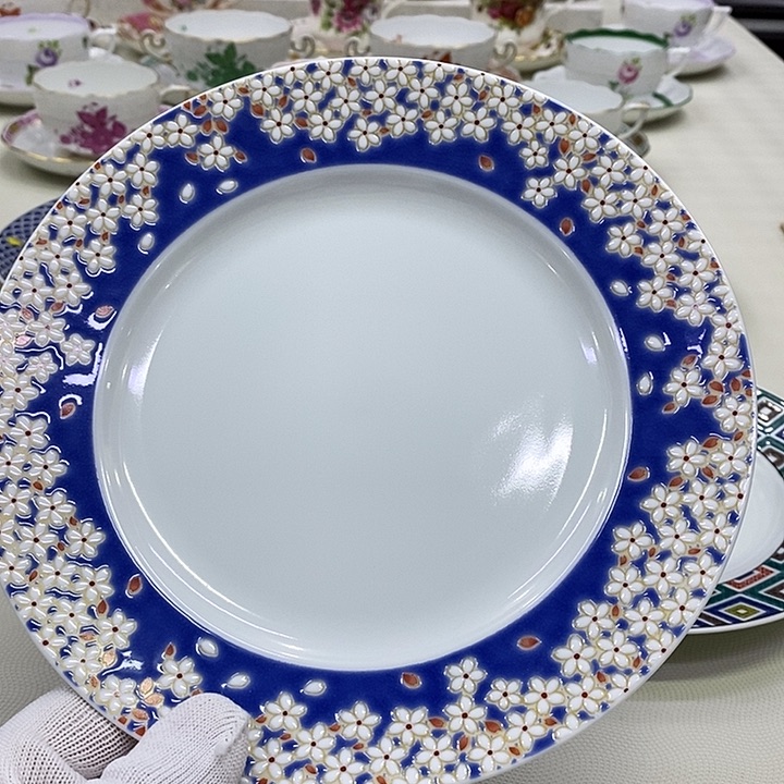 摆件进口瓷器九谷