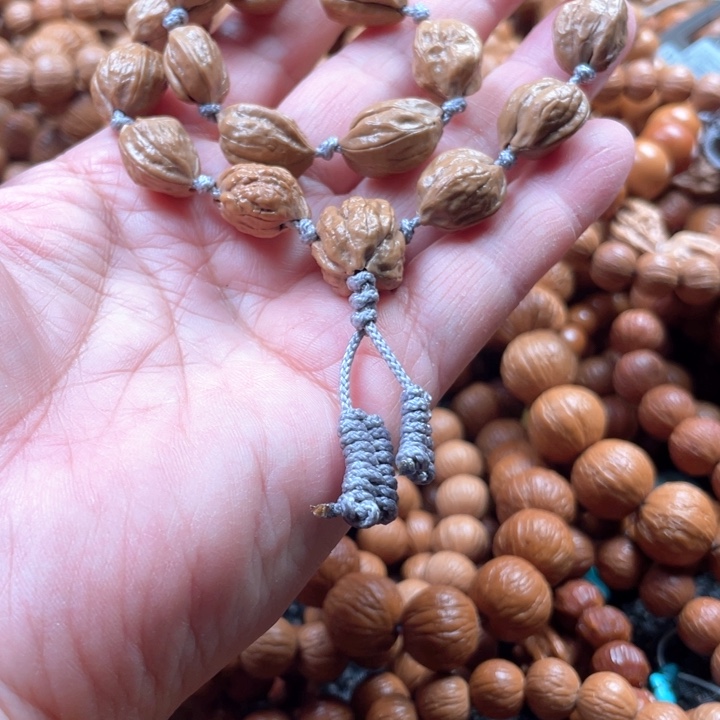 猴头核桃手串蛤蟆头小金豆1.2