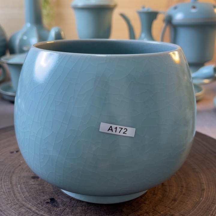 瓷片龙蛋茶洗一一一一瑕