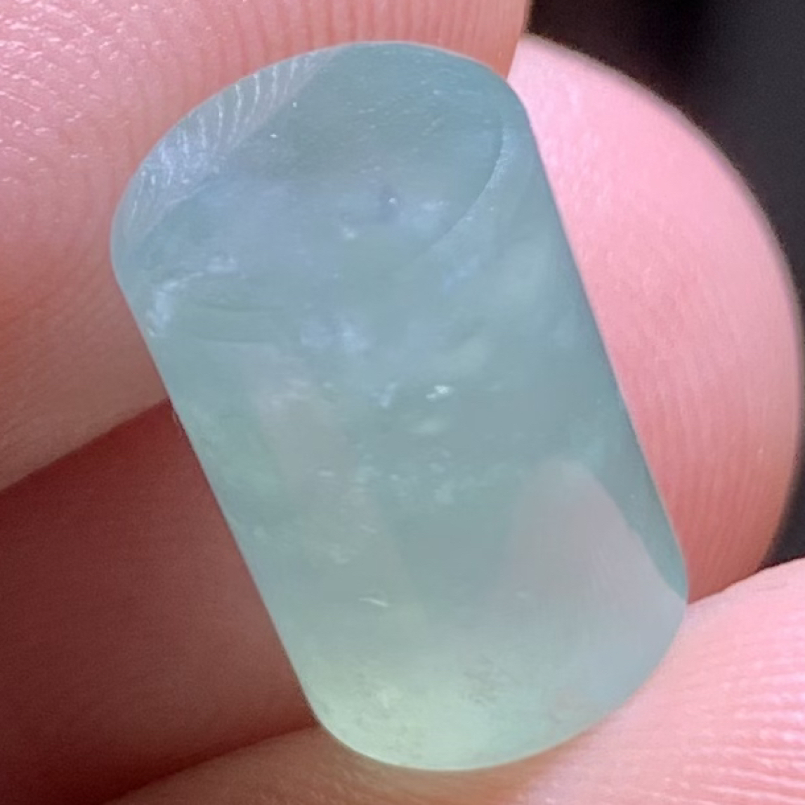 【冰晴•路路通】缅甸天然A货翡翠冰种晴底满色路路通直筒配珠12/7.6