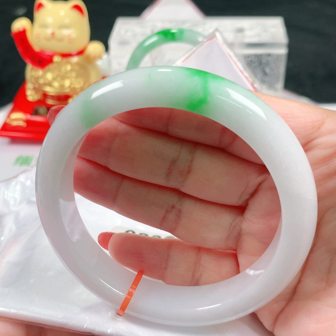 未镶嵌手镯翡翠编号0232 正圈60➕