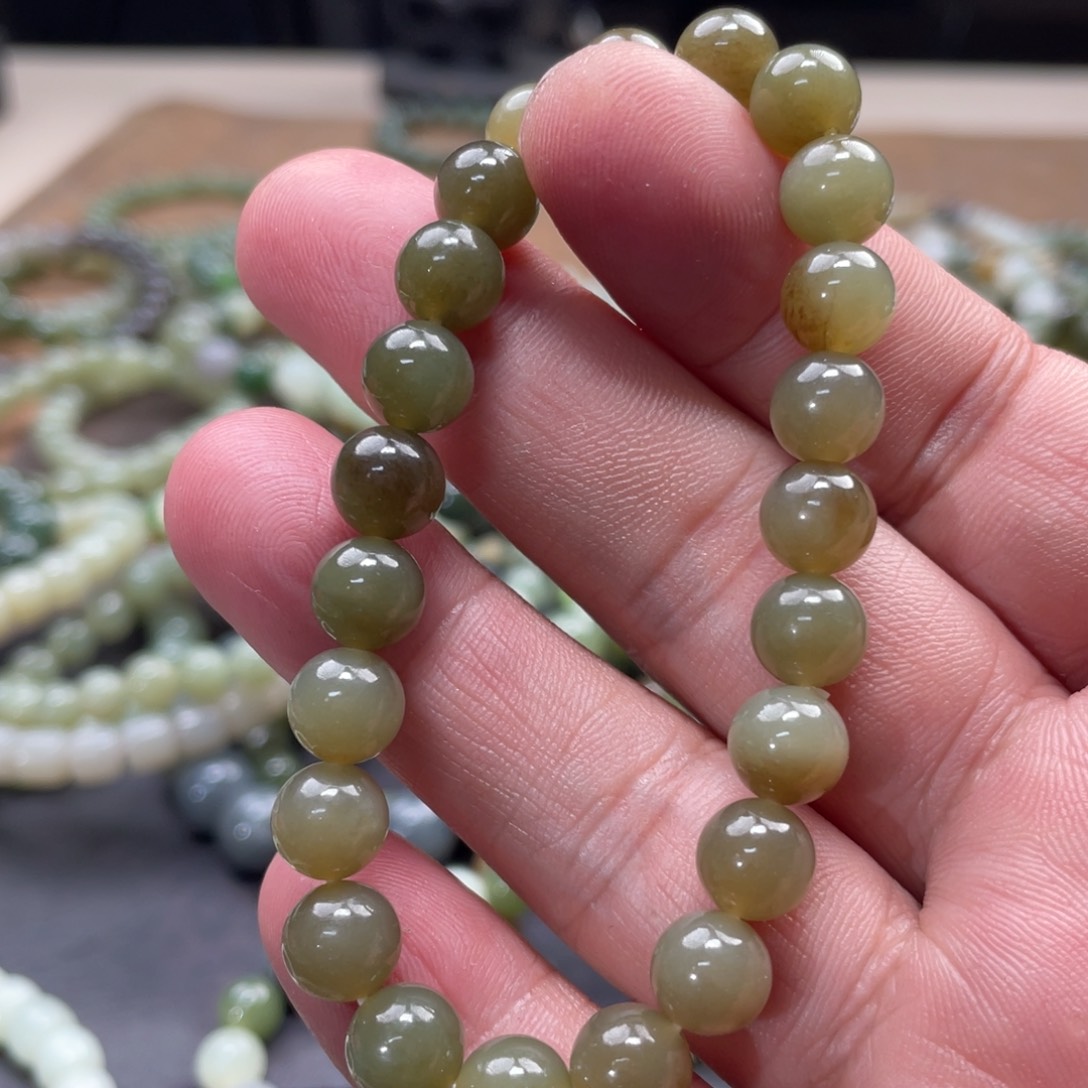 和田玉手链未镶嵌