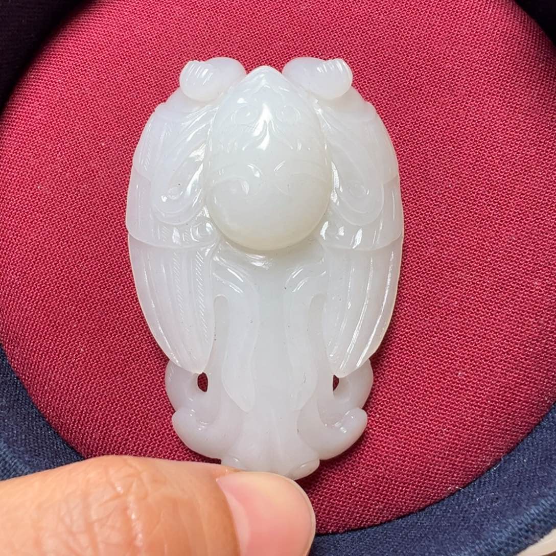 和田玉挂件未镶嵌#****$