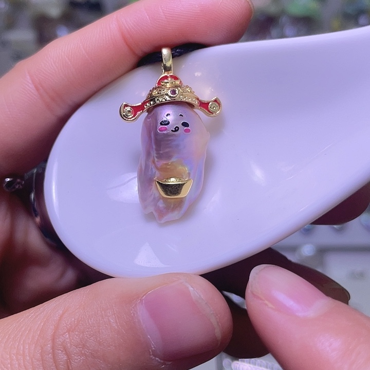 合金淡水珍珠颈饰82