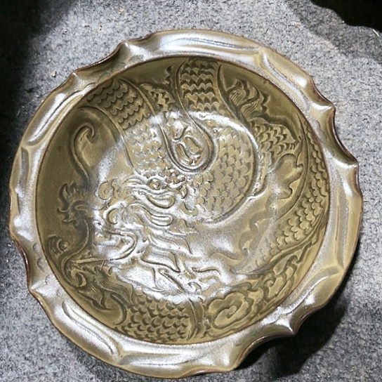 瓦当摆件摆件茶桌茶台陶瓷