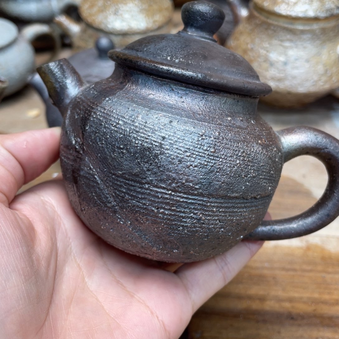 纯手工柴烧茶壶茶具瑕