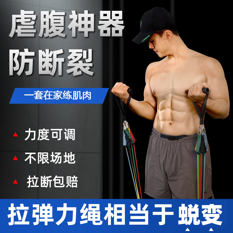 LIARJAN/莱尔健【标准】家庭综合训练拉力绳，一套在家练肌肉 圆环款