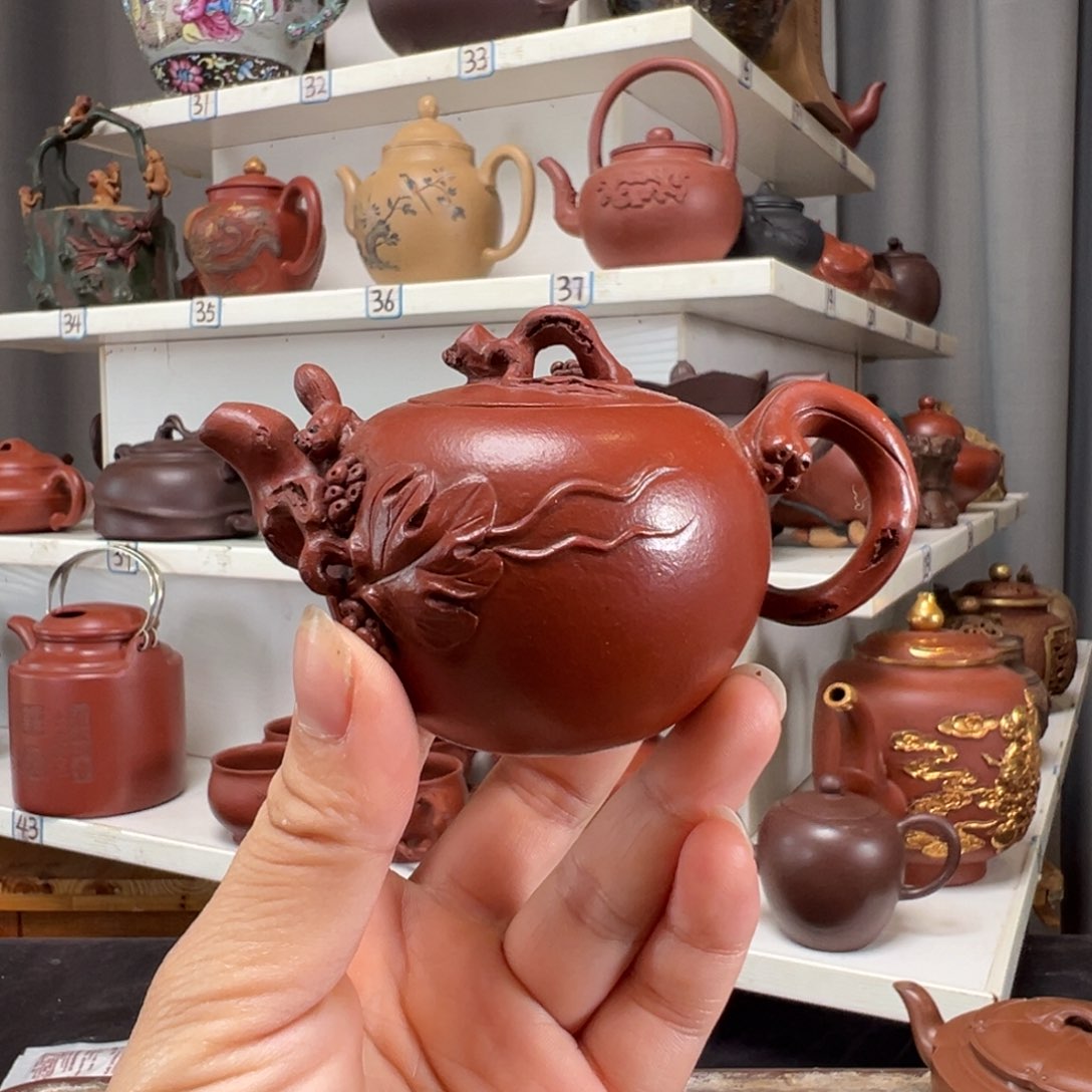 茶壶紫砂原矿紫砂壶