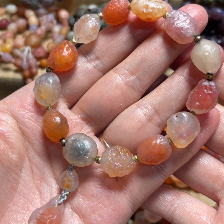 玛瑙/玉髓合金手链