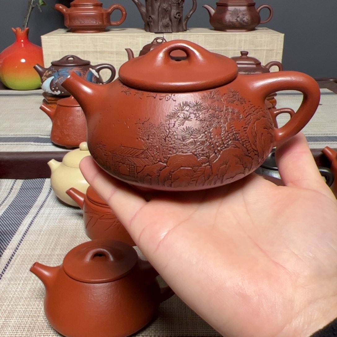 紫砂茶壶无***。宜兴紫砂