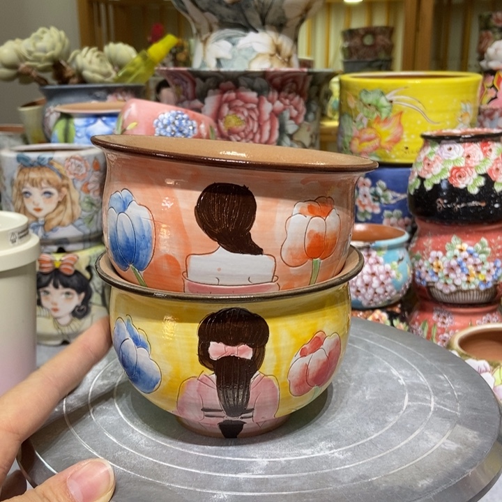 景德镇艺术手绘作品