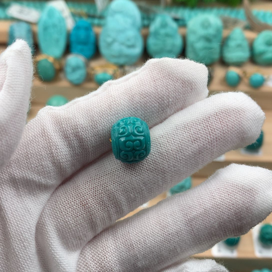 绿松石配饰未镶嵌12.5-10.6