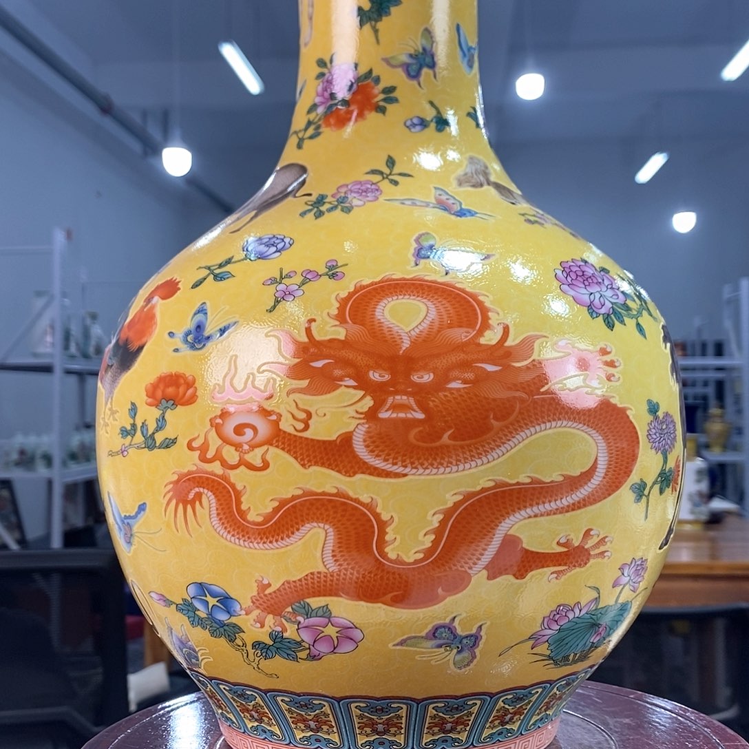 摆件景德镇陶瓷花瓶摆件