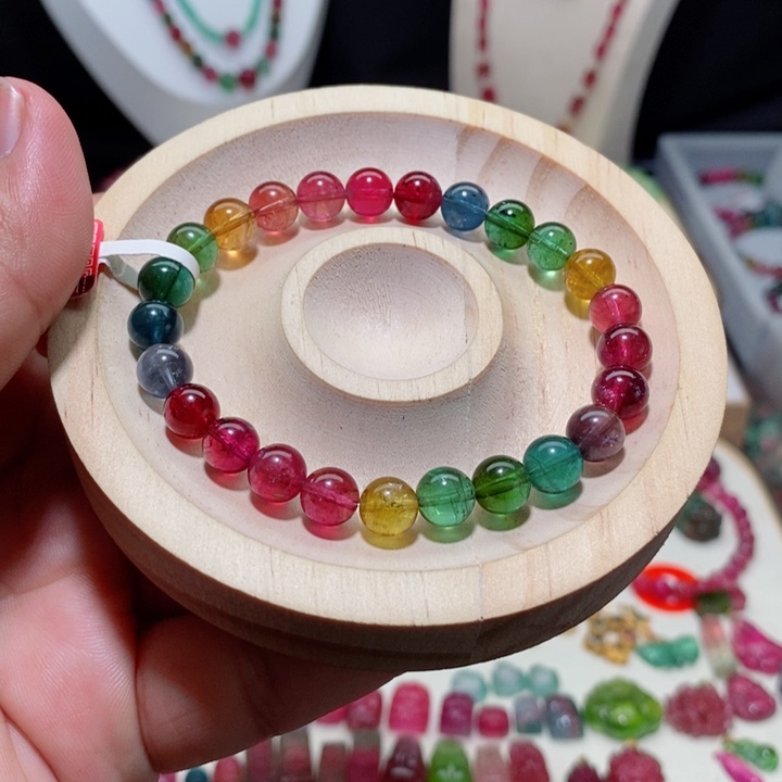 碧玺手链未镶嵌碧玺手链