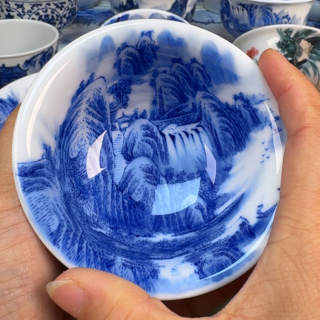 陶瓷景德镇纯手绘茶具圆圆226