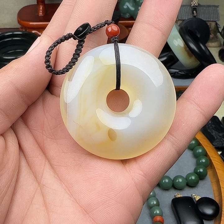 玛瑙/玉髓颈饰未镶嵌福利钥匙扣