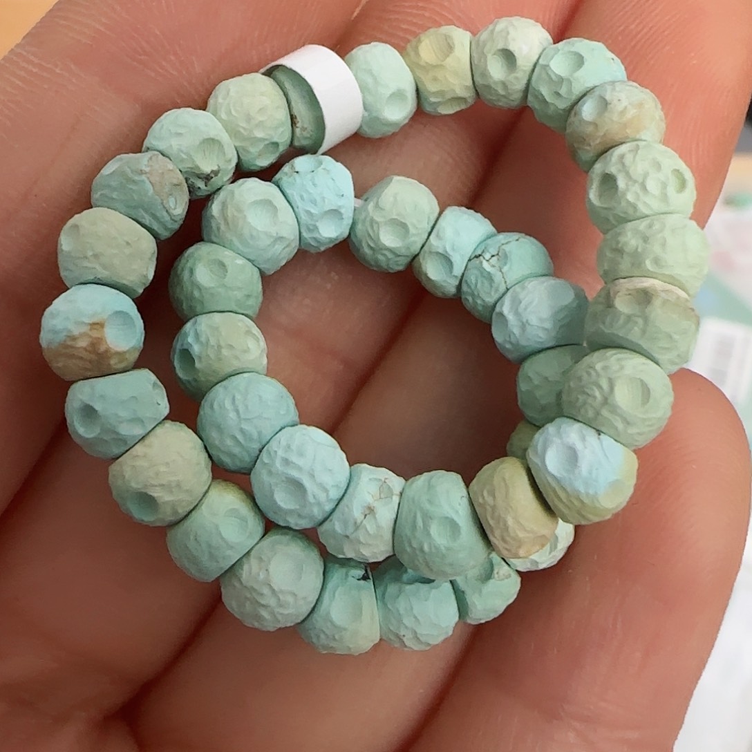 绿松石珠宝半成品未镶嵌