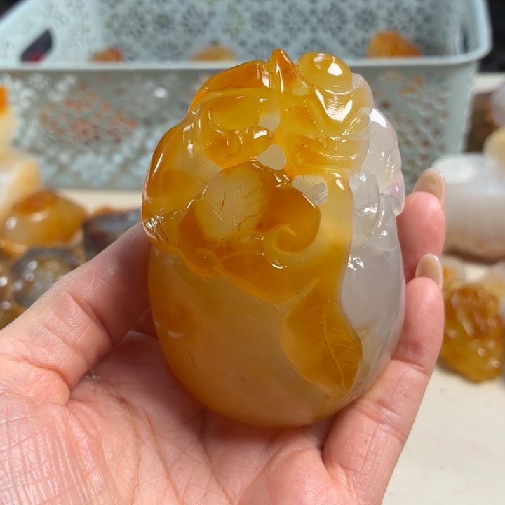 玛瑙/玉髓未镶嵌吊坠(不含链)