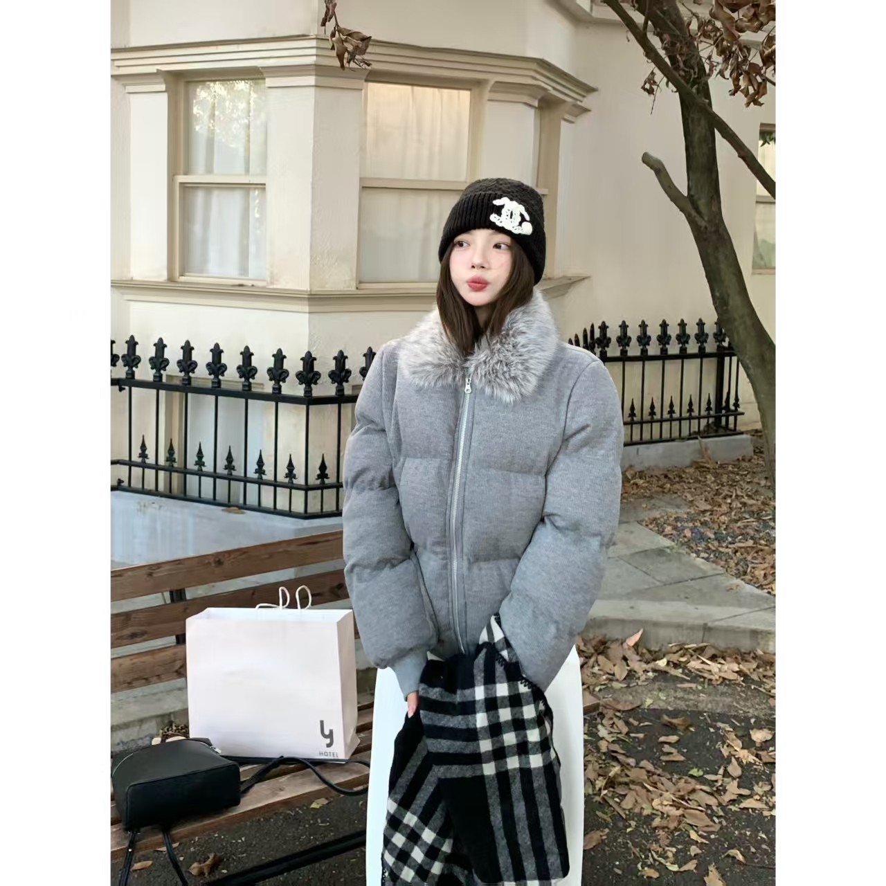 H1692【轻氧】秋冬韩系高频百搭通勤日常宽松外套女