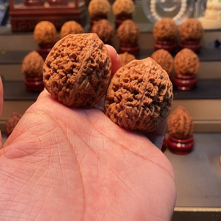 康***康把件桃核39大蒜头