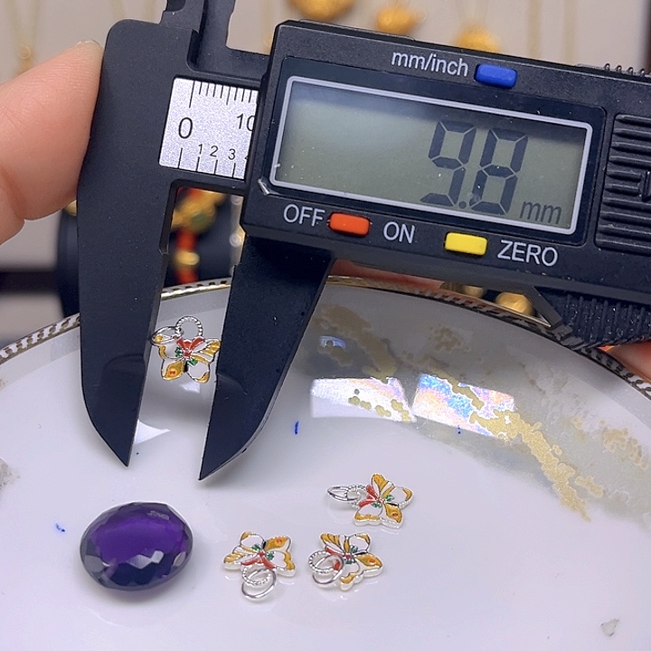 紫晶颈饰银S925镶嵌紫晶925镶嵌44