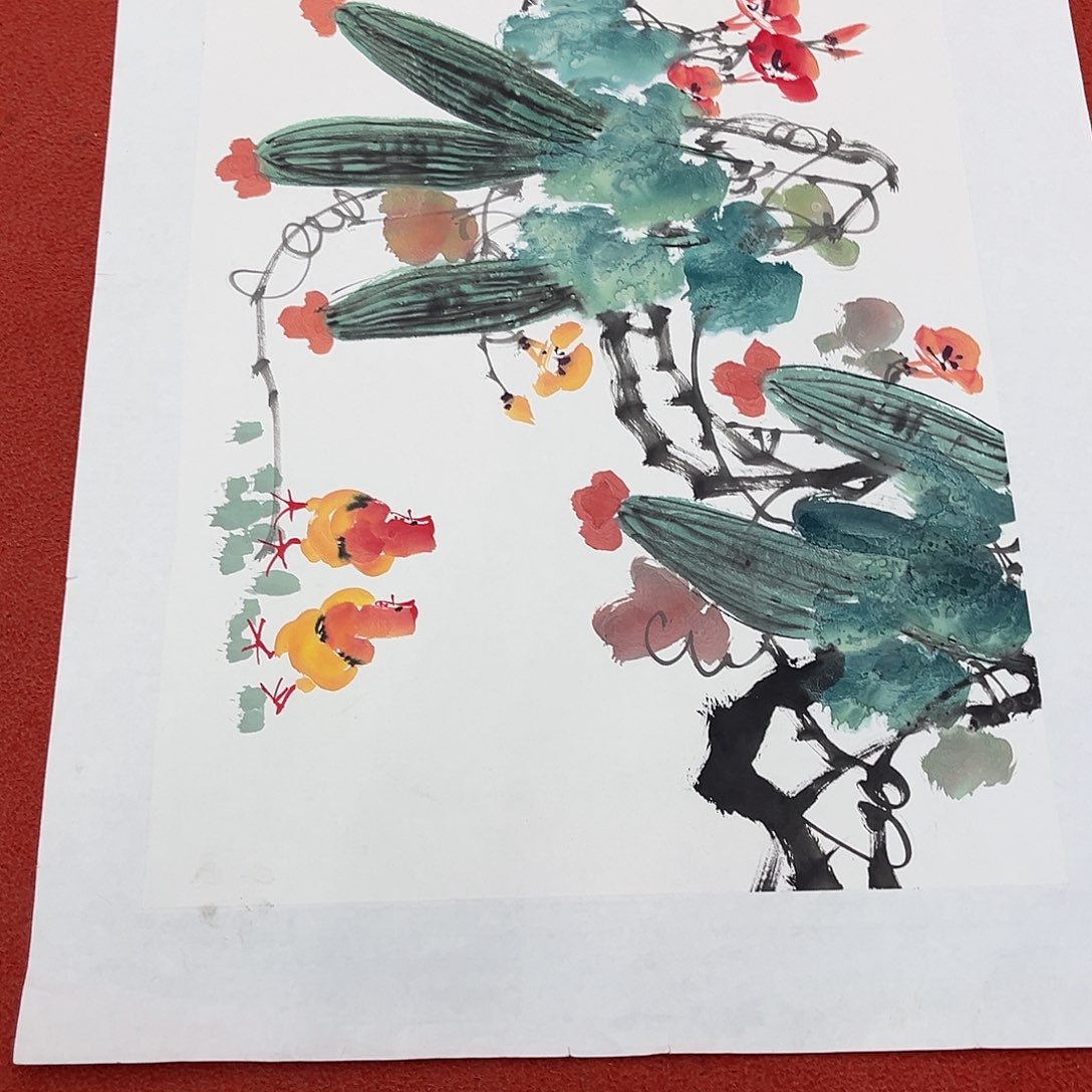 国画手绘国画作品
