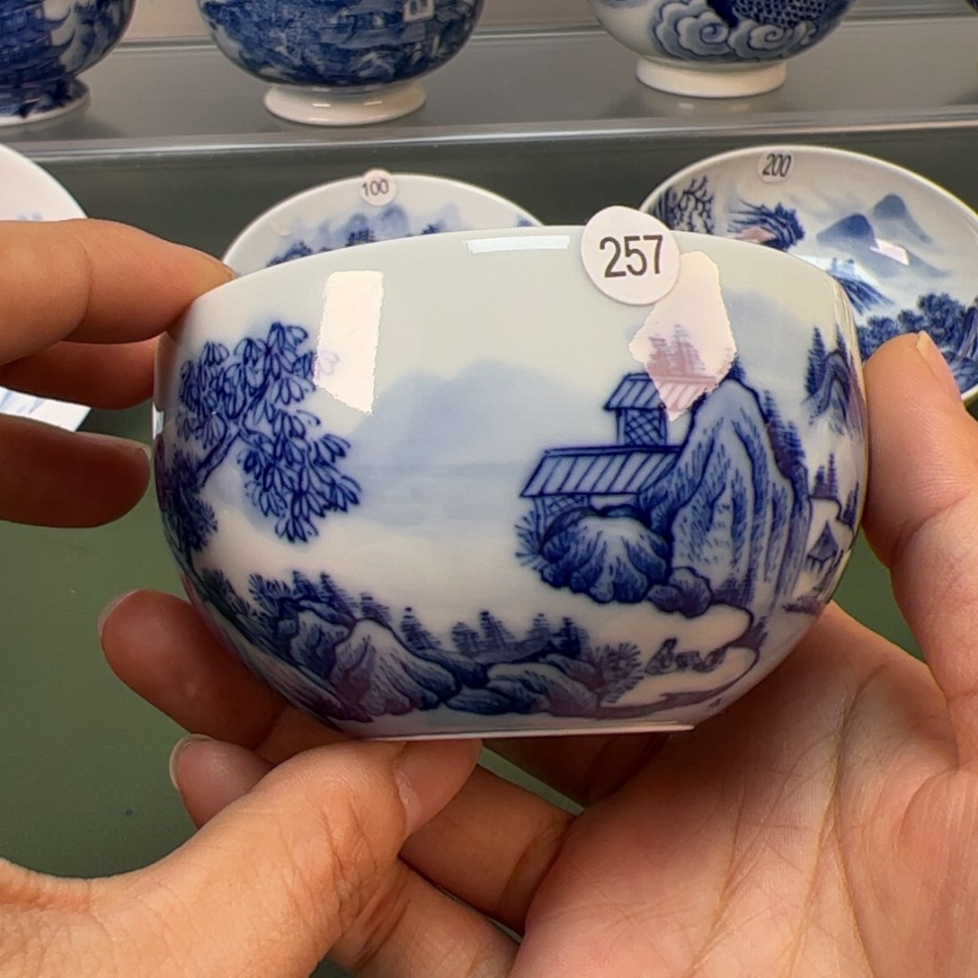 杯木木景德镇纯手绘茶具257