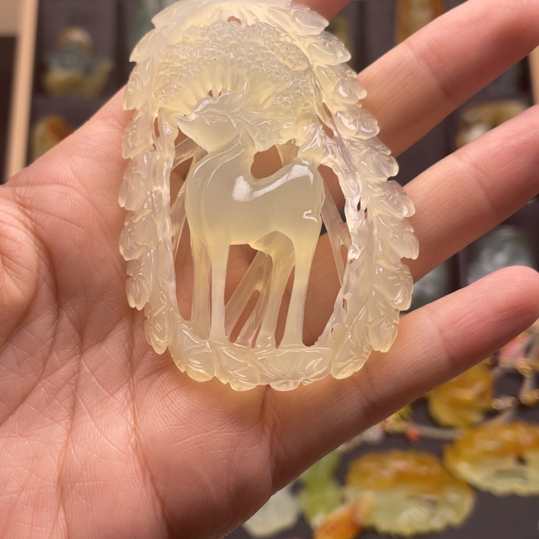 岫玉合金吊坠(赠链)?****€