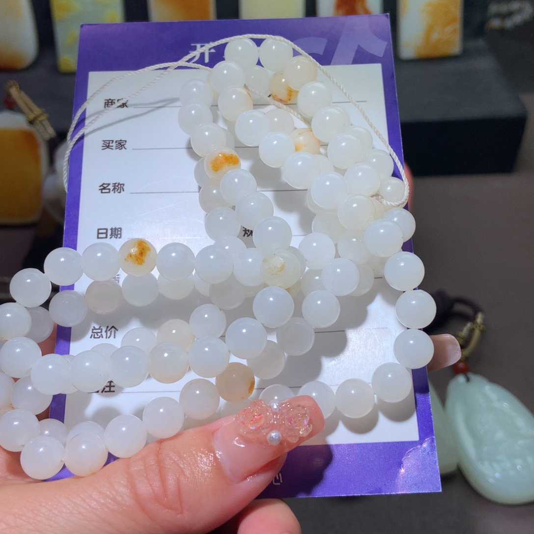 和田玉挂件未镶嵌笨*孩