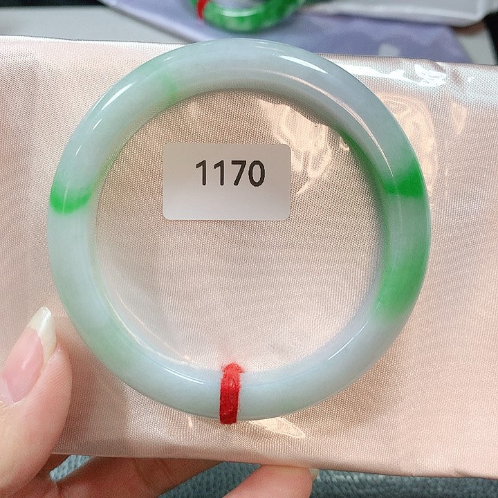 翡翠手镯未镶嵌天然翡翠手镯55