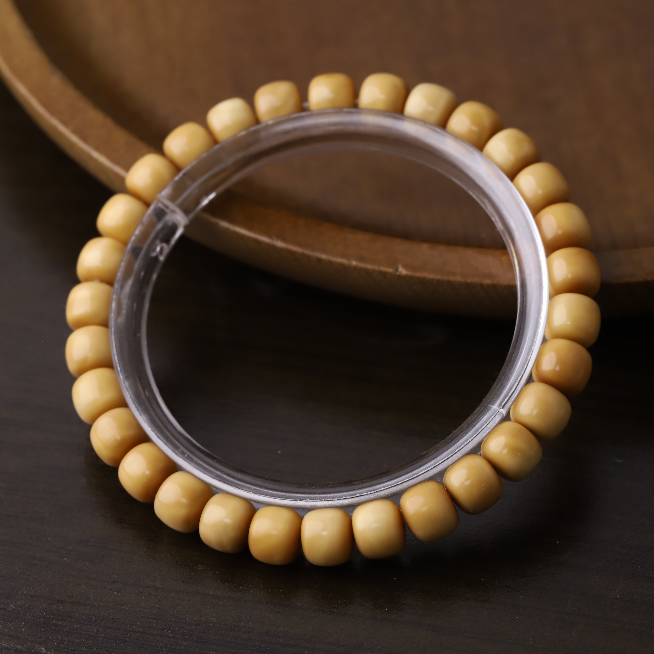 S8861【定制龙脊老型】精工高抛龙脊菩提单圈文玩手串