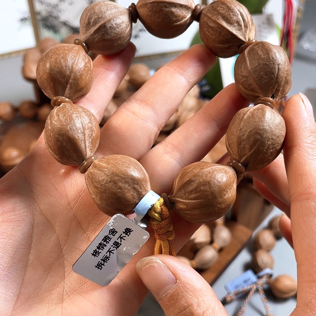 宁***静橄榄核手串/手链23/27梅林铁核