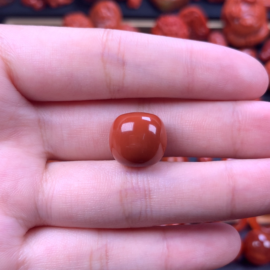 未镶嵌老型14mm南红玛瑙