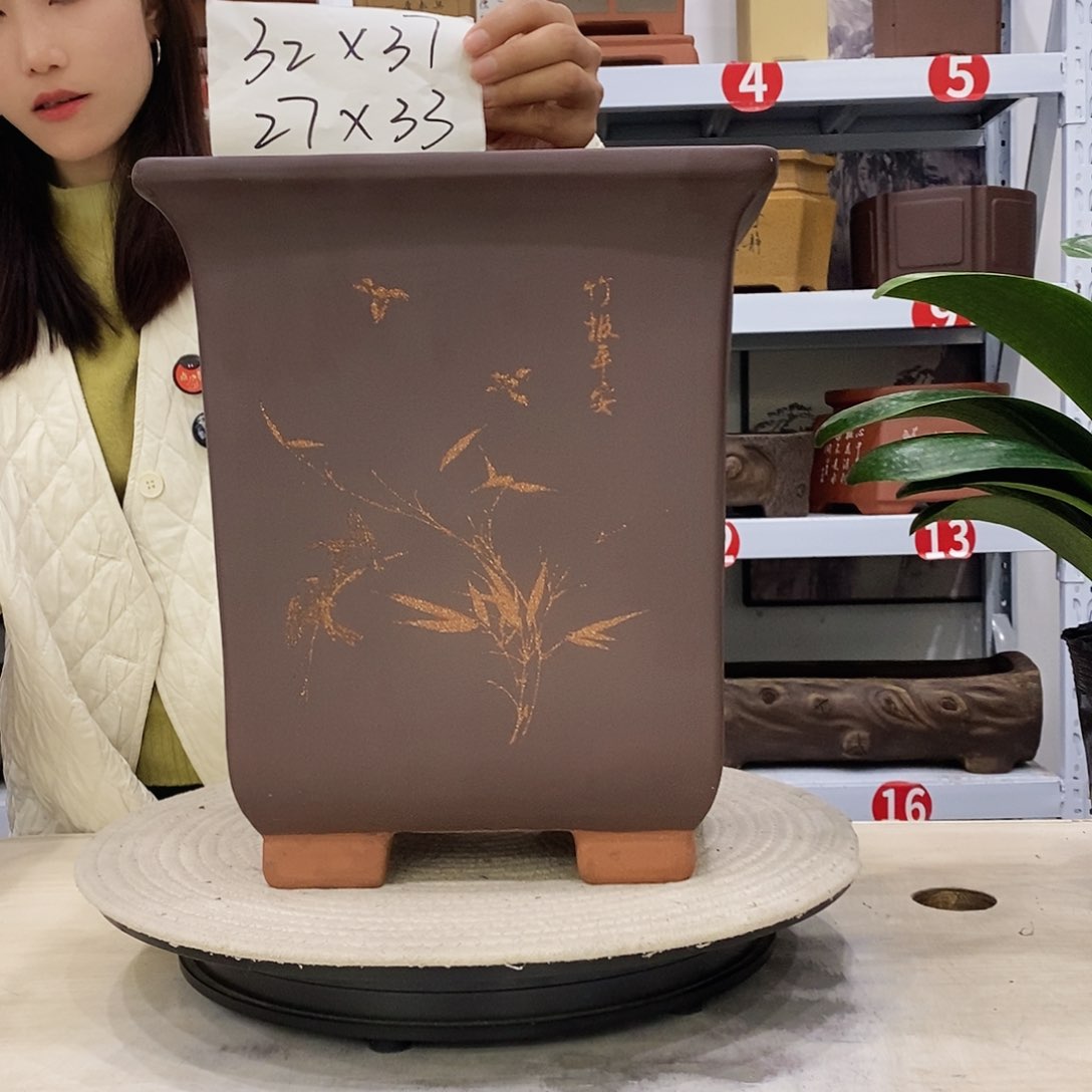 紫砂花盆紫砂花盆