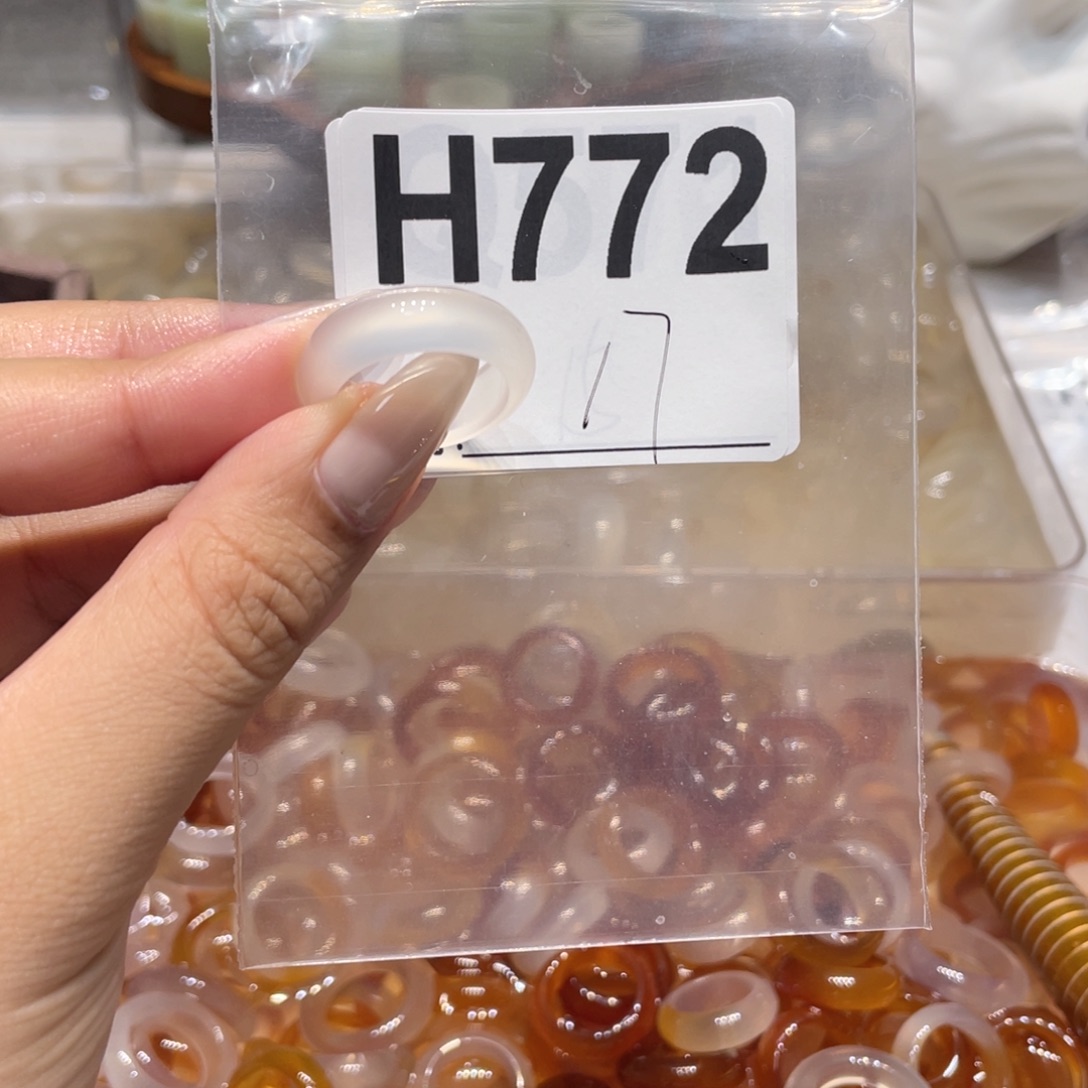玛瑙/玉髓未镶嵌戒指772