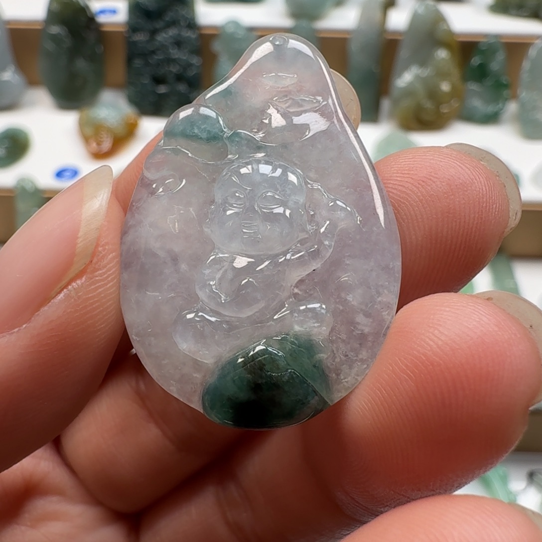 翡翠未镶嵌颈饰翡翠