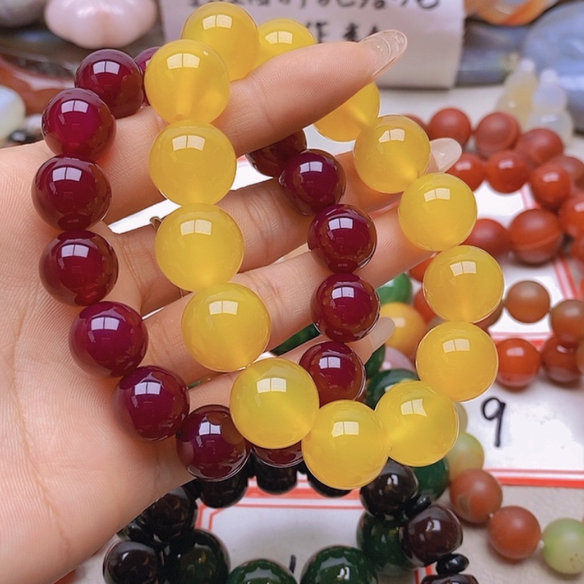 【闪购商品】未镶嵌玛瑙/玉髓珠宝半成品韩*