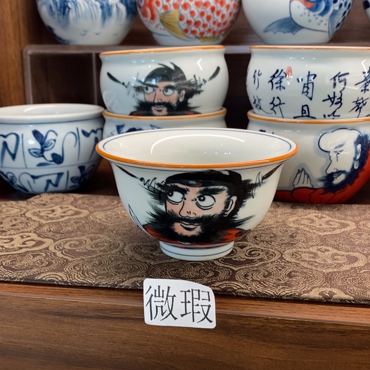 釉下老陶泥手工绘制