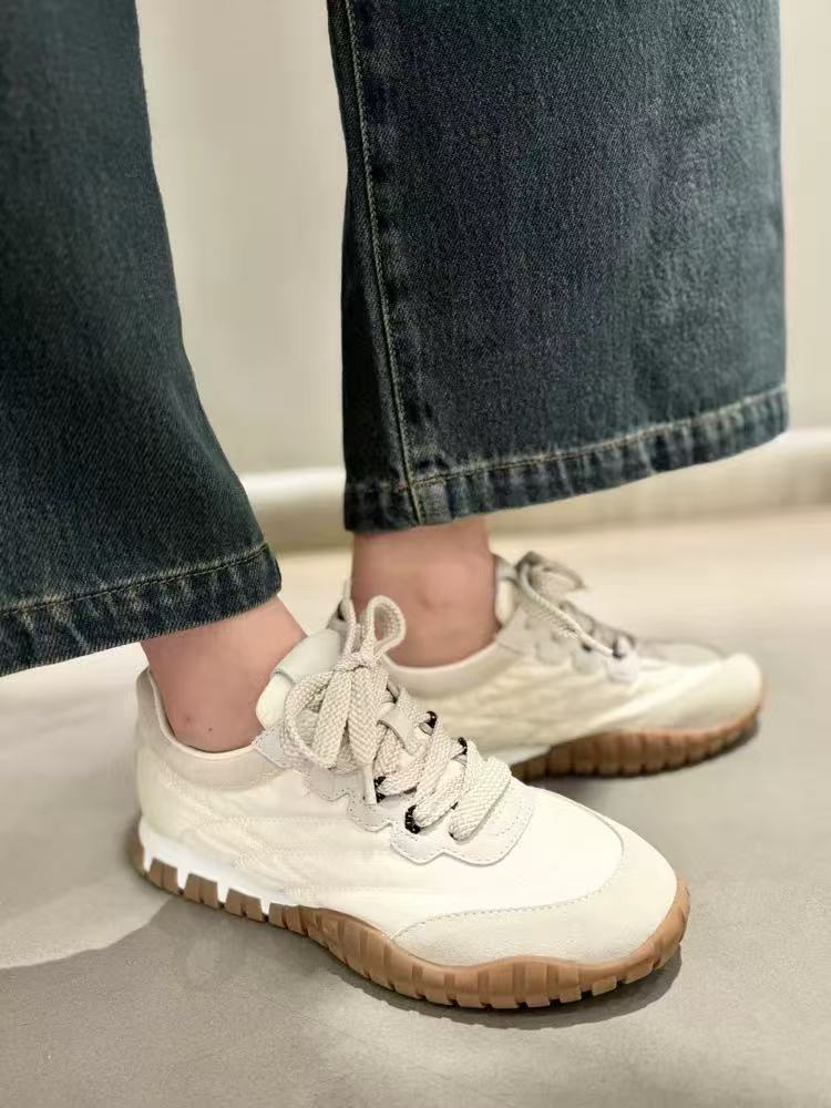 欧货小众复古德训鞋女夏透气平底单鞋2631-11