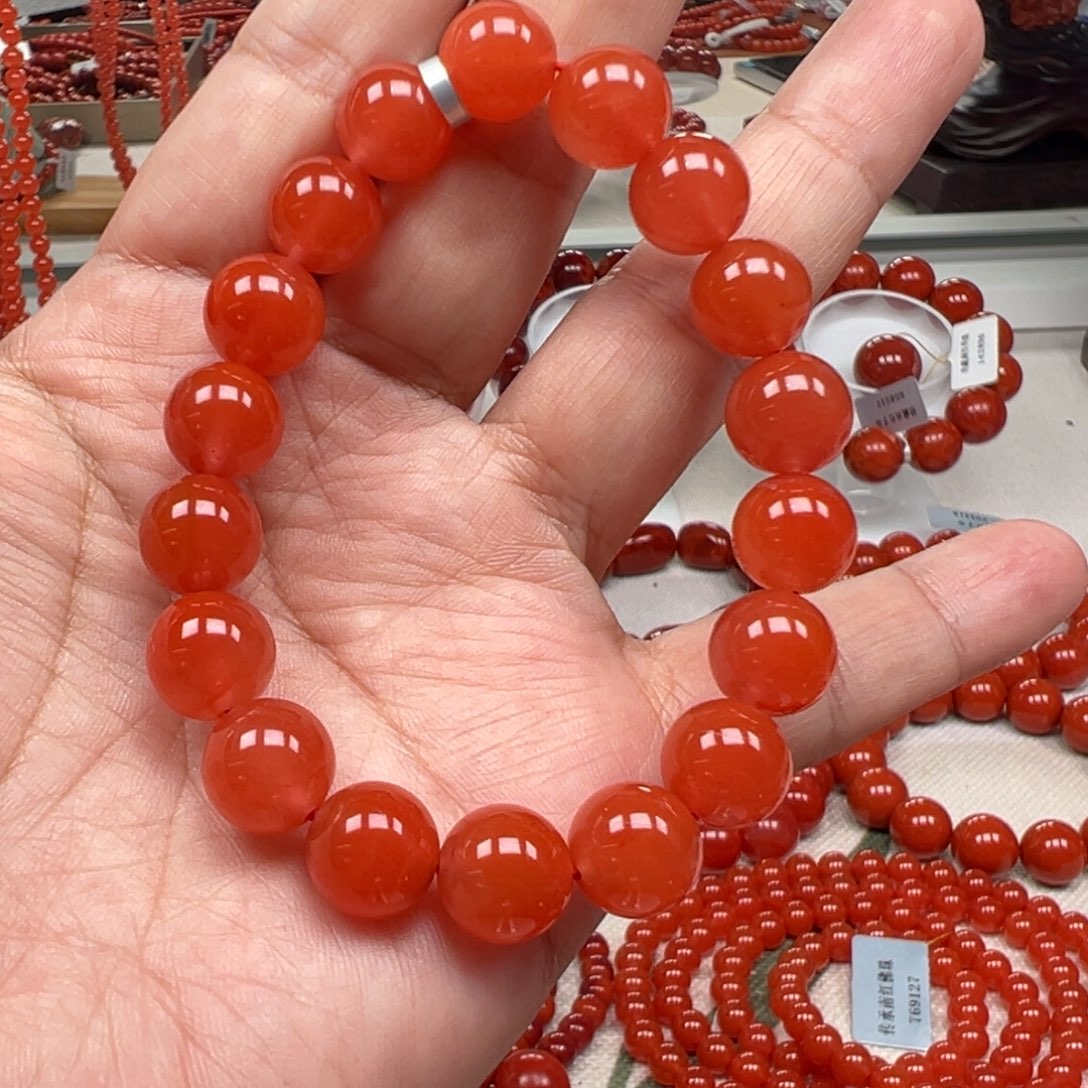 未镶嵌手链南红玛瑙