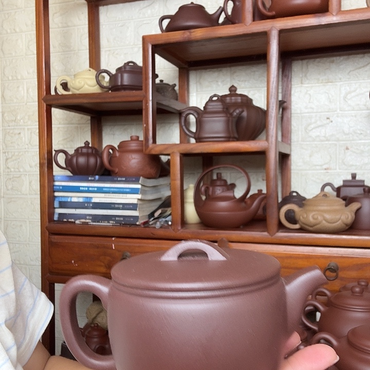 茶壶紫砂汉瓦280cc半手工