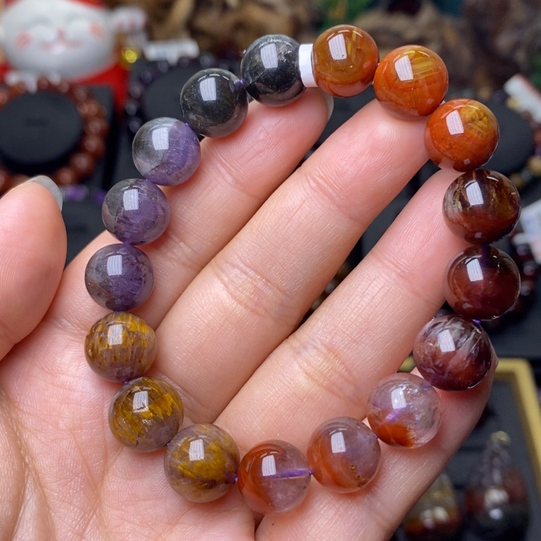 水晶A038极光多宝单圈11m未镶嵌