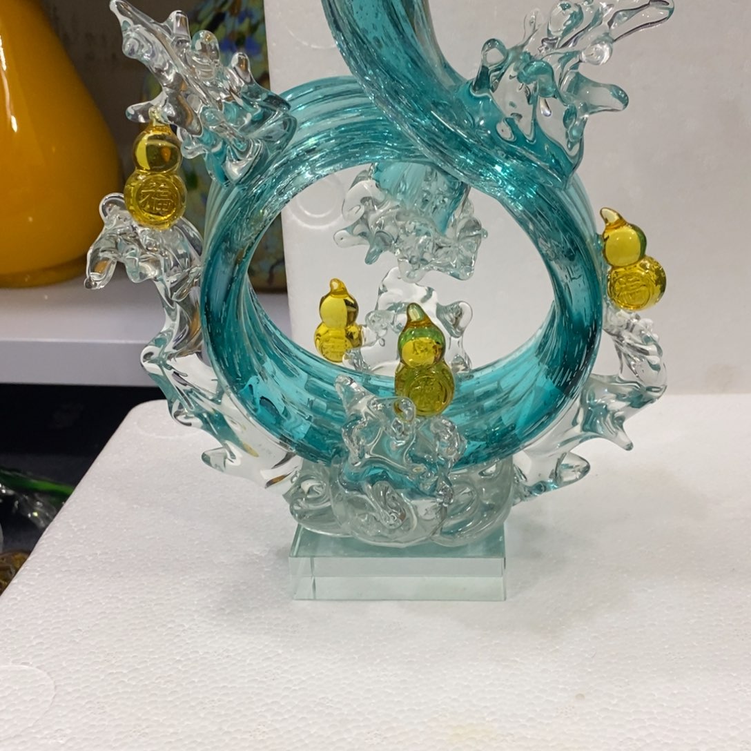 春***开琉璃财源滚滚➕底座
