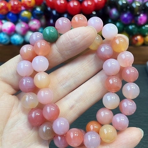 玛瑙未镶嵌手饰糖果盐源10